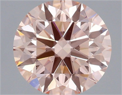 Picture of Lab Grown Diamond 2.04 Carats, Round with Ideal Cut, Fancy Intense Pink Color, VS1 Clarity and Certified by IGI