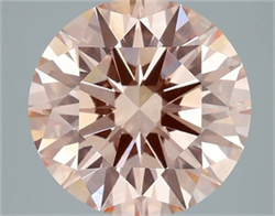 Picture of Lab Grown Diamond 5.00 Carats, Round with Excellent Cut, Fancy Intense Pink Color, VVS2 Clarity and Certified by IGI