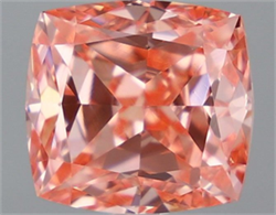 Picture of Lab Grown Diamond 1.71 Carats, CUSHION MODIFIED with  Cut, Fancy Vivid Pink Color, VVS2 Clarity and Certified by IGI