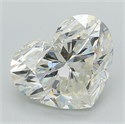 Natural Diamond 3.51 Carats, Heart with  Cut, J Color, SI1 Clarity and Certified by GIA