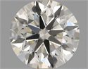 Natural Diamond 0.70 Carats, Round with Excellent Cut, L Color, VVS1 Clarity and Certified by GIA