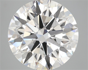 Picture of Lab Grown Diamond 8.16 Carats, Round with Ideal Cut, G Color, VS1 Clarity and Certified by IGI