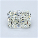 Natural Diamond 5.02 Carats, Radiant with  Cut, K Color, VS1 Clarity and Certified by GIA