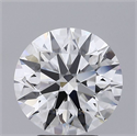 Lab Grown Diamond 4.13 Carats, Round with Ideal Cut, G Color, VVS2 Clarity and Certified by IGI