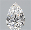 Diamante Natural 0.70 quilates, De pera , Color F, claridad VVS1 y certificado GIA
