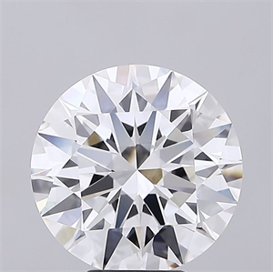 Picture of Lab Grown Diamond 6.01 Carats, Round with Ideal Cut, F Color, VVS2 Clarity and Certified by IGI