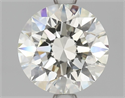 Diamante Natural 2.01 quilates, Redondo , Color J, claridad IF y certificado HRD