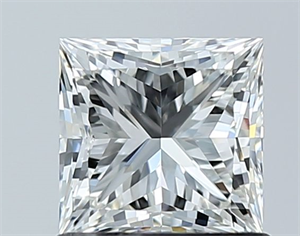 Picture of Natural Diamond 1.05 Carats, Princess with  Cut, H Color, VS1 Clarity and Certified by GIA
