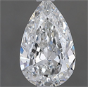 Diamante Natural 0.48 quilates, De pera , Color F, claridad VS2 y certificado GIA