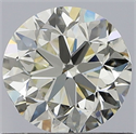 Natural Diamond 0.80 Carats, Round with Very Good Cut, K Color, VS1 Clarity and Certified by GIA