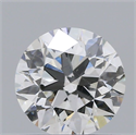 Natural Diamond 0.70 Carats, Round with Excellent Cut, E Color, SI1 Clarity and Certified by IGI