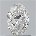 Diamante Natural 0.70 quilates, Ovalado , Color E, claridad VVS2 y certificado GIA