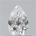 Diamante Natural 0.50 quilates, De pera , Color D, claridad VVS2 y certificado GIA