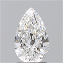 Natural Diamond 1.51 Carats, Pear with  Cut, F Color, VS2 Clarity and Certified by GIA