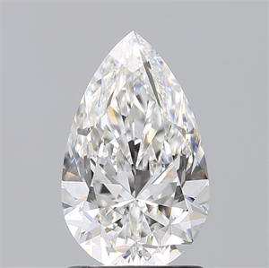 Picture of Natural Diamond 1.51 Carats, Pear with  Cut, F Color, VS2 Clarity and Certified by GIA