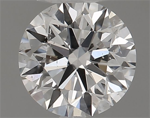 Foto Diamante Natural 0.46 quilates, Redondo , Color F, claridad SI2 y certificado GIA de