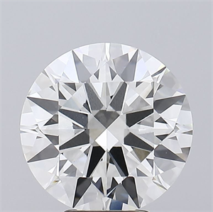 Picture of Lab Grown Diamond 5.61 Carats, Round with Ideal Cut, G Color, VS1 Clarity and Certified by IGI