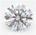 Lab Grown Diamond 3.01 Carats, Round with Ideal Cut, D Color, VVS1 Clarity and Certified by IGI