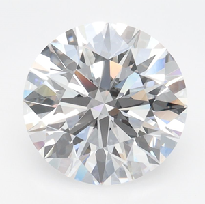 Picture of Lab Grown Diamond 3.01 Carats, Round with Ideal Cut, D Color, VVS1 Clarity and Certified by IGI
