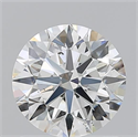 Natural Diamond 1.21 Carats, Round with Excellent Cut, G Color, SI1 Clarity and Certified by GIA