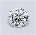 Natural Diamond 0.72 Carats, Round with Excellent Cut, G Color, VVS1 Clarity and Certified by GIA