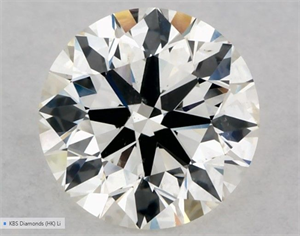 Picture of Natural Diamond 0.72 Carats, Round with Excellent Cut, J Color, SI2 Clarity and Certified by GIA