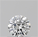 Natural Diamond 0.51 Carats, Round with Excellent Cut, H Color, VVS1 Clarity and Certified by GIA