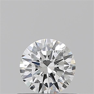 Picture of Natural Diamond 0.51 Carats, Round with Excellent Cut, H Color, VVS1 Clarity and Certified by GIA