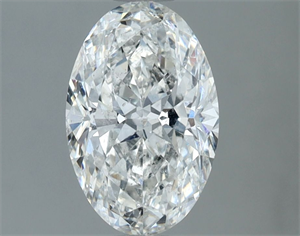 Picture of Natural Diamond 1.30 Carats, Oval with  Cut, G Color, SI2 Clarity and Certified by GIA