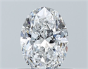 Natural Diamond 0.50 Carats, Oval with  Cut, D Color, VS1 Clarity and Certified by GIA