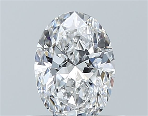 Picture of Natural Diamond 0.50 Carats, Oval with  Cut, D Color, VS1 Clarity and Certified by GIA