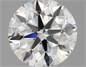 Natural Diamond 0.41 Carats, Round with Excellent Cut, K Color, VS2 Clarity and Certified by GIA