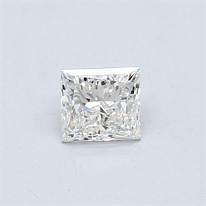 Picture of Natural Diamond 0.40 Carats, Princess with  Cut, H Color, VS2 Clarity and Certified by GIA
