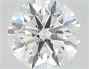 Diamante Natural 0.44 quilates, Redondo , Color F, claridad SI1 y certificado GIA