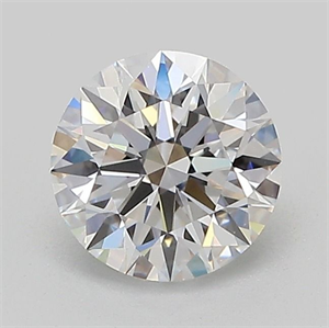 Picture of Lab Grown Diamond 1.02 Carats, Round with Ideal Cut, D Color, VVS2 Clarity and Certified by IGI