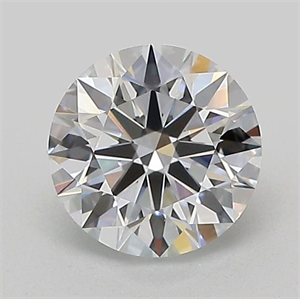 Picture of Lab Grown Diamond 1.02 Carats, Round with Ideal Cut, D Color, VVS2 Clarity and Certified by IGI