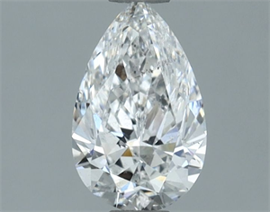 Picture of Natural Diamond 0.70 Carats, Pear with  Cut, E Color, SI2 Clarity and Certified by GIA