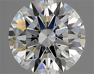 Picture of Natural Diamond 2.02 Carats, Round with Excellent Cut, G Color, SI2 Clarity and Certified by GIA
