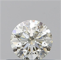 Natural Diamond 0.40 Carats, Round with Excellent Cut, K Color, VVS1 Clarity and Certified by GIA