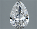 Natural Diamond 1.70 Carats, Pear with  Cut, E Color, VS2 Clarity and Certified by GIA