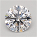 Lab Grown Diamond 1.13 Carats, Round with Ideal Cut, D Color, VVS2 Clarity and Certified by IGI