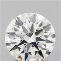 Del inventario de diamantes de laboratorio, 1.04 quilates, Redondo , Color F, claridad VS2 y certificado IGI