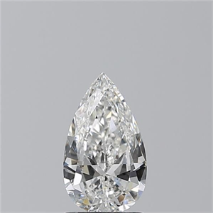 Foto Diamante Natural 1.01 quilates, De pera , Color G, claridad VS2 y certificado GIA de