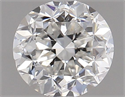 Natural Diamond 1.00 Carats, Round with Fair Cut, F Color, SI1 Clarity and Certified by HRD