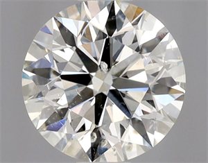 Picture of Natural Diamond 0.70 Carats, Round with Excellent Cut, J Color, SI2 Clarity and Certified by GIA