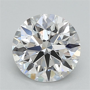 Picture of Lab Grown Diamond 1.04 Carats, Round with Ideal Cut, D Color, VVS2 Clarity and Certified by IGI