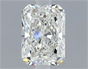 Natural Diamond 0.52 Carats, Radiant with  Cut, I Color, VS2 Clarity and Certified by GIA