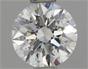 Diamante Natural 0.75 quilates, Redondo , Color J, claridad SI2 y certificado GIA