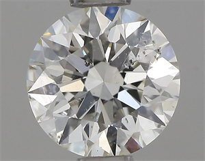 Foto Diamante Natural 0.75 quilates, Redondo , Color J, claridad SI2 y certificado GIA de