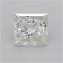 Natural Diamond 0.80 Carats, Princess with  Cut, J Color, VS1 Clarity and Certified by GIA